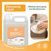 Load image into Gallery viewer, Wash Up Natural Dishwashing Liquid 1 Liter